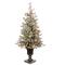 4ft. Pre-Lit Iceland Fir Entrance Artificial Christmas Tree, Clear Lights